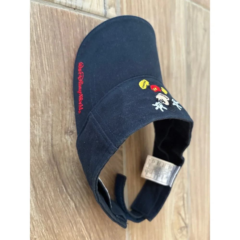Walt Disney World Blue Mickey Mouse Youth Sun Visor Embroidered‎ Vintage